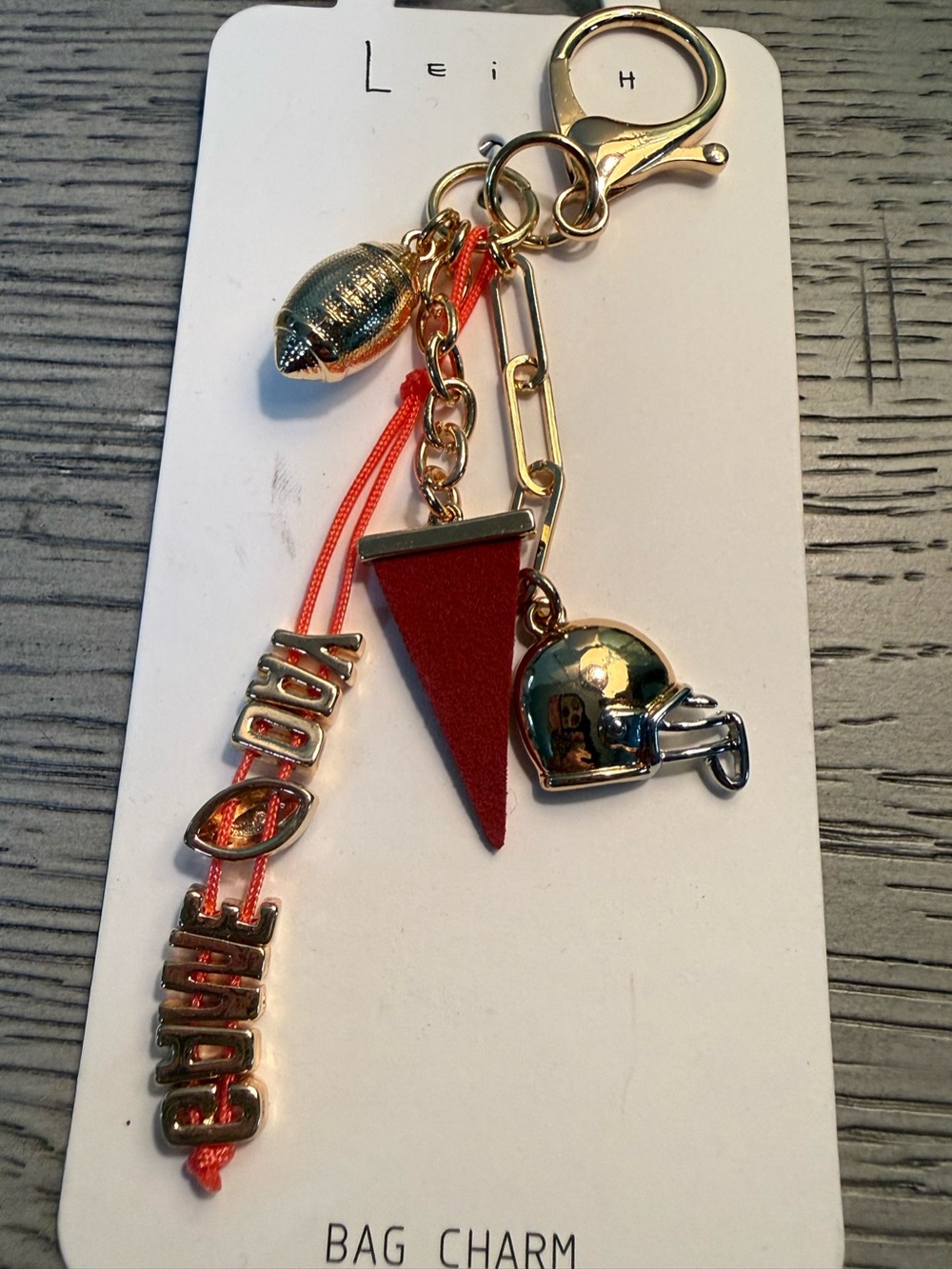 Game Day bag charm
